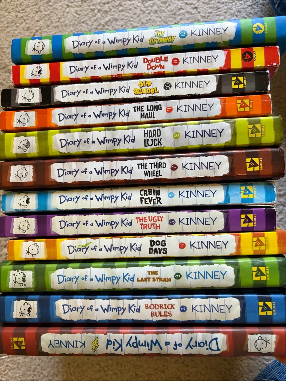 Diary of a Wimpy Kids Hardback Books 1-12 - Picture 2 of 3
